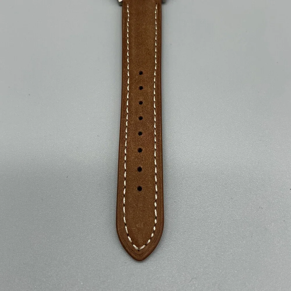 Vtg Wenger Lennox SAK Design Men Watch 36mm Date Leather Date Swiss New Battery